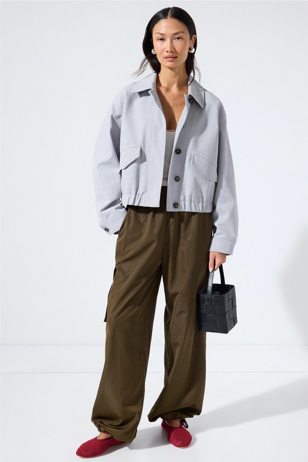 Cotton Bomber Jacket by VINCE. 3