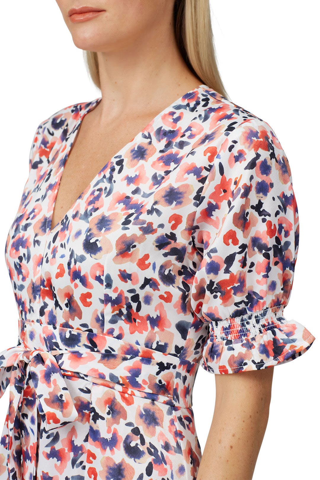 Puff Sleeve Midi Dress by Slate & Willow 3