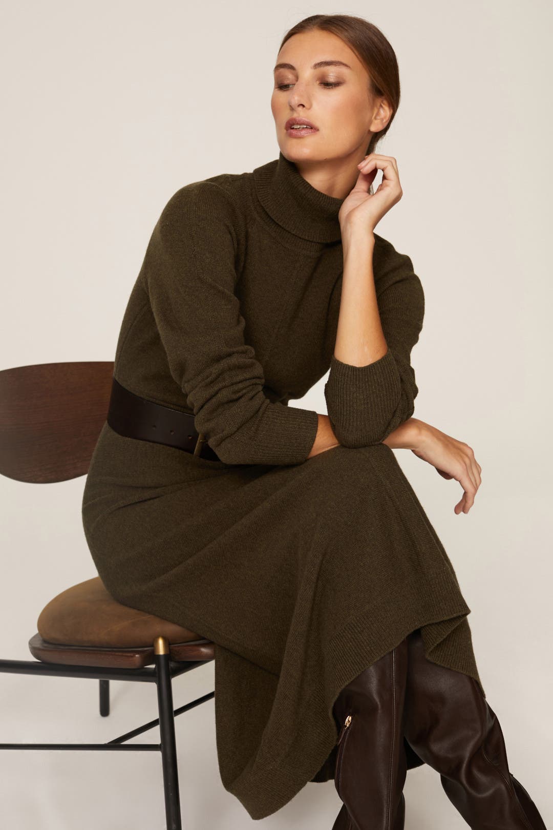 DEREK LAM ニットワンピース Bethany Turtleneck Dress by Derek Lam 10 Crosby | Rent the