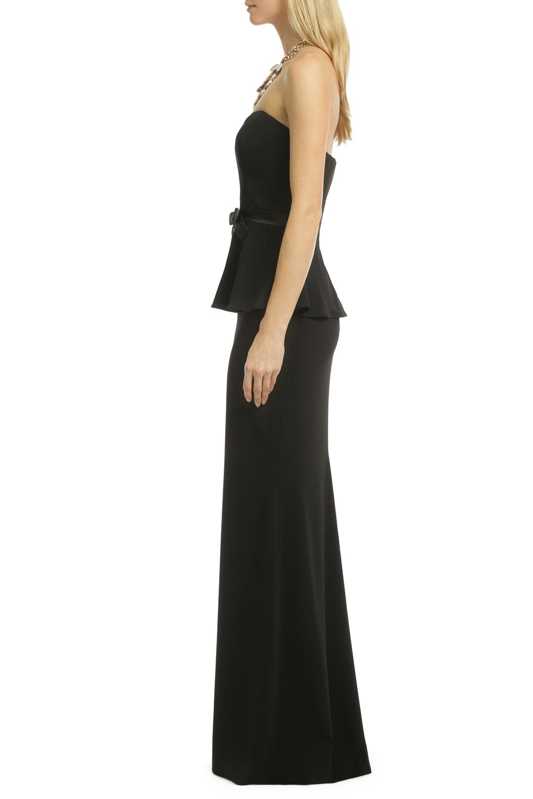 Rosalind Peplum Gown by Badgley Mischka | Rent the Runway