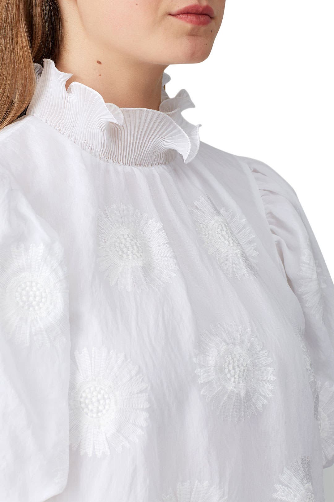 トップス sheller BLOOM organdy tops sheller Organza Top