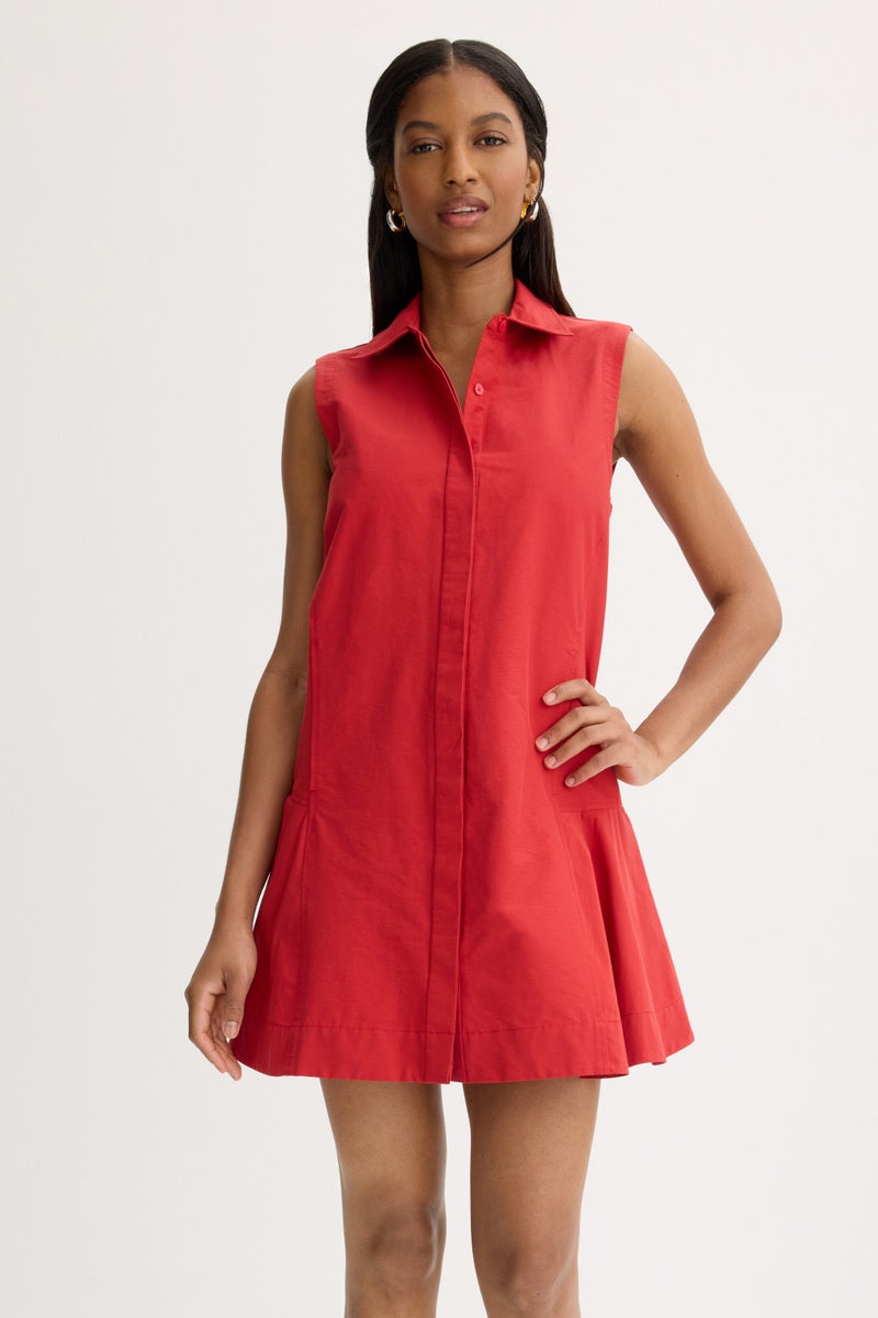 Maggy Pleated Mini Dress by SIMKHAI - Photo 3