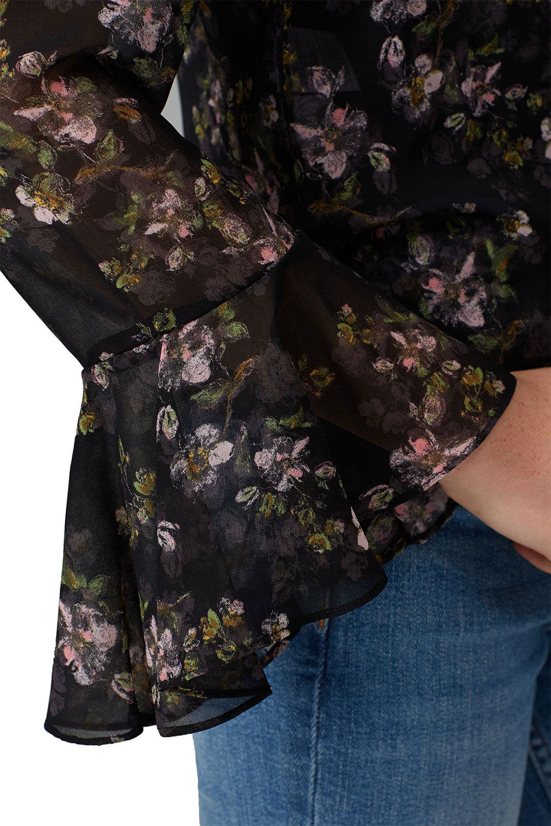 Sheer Floral Blouse by RACHEL ROY COLLECTION 3