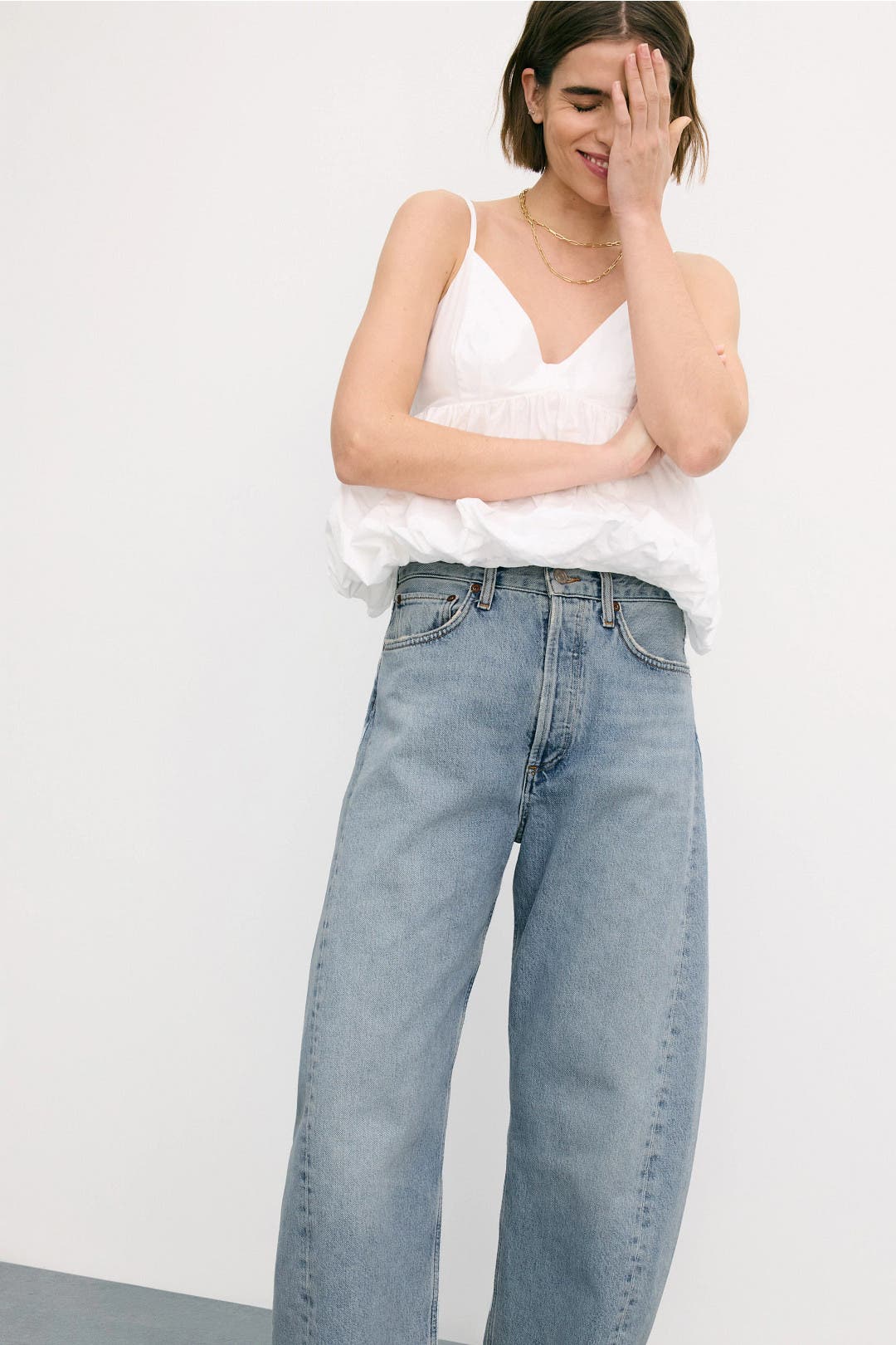 Luna Pieced Jeans by AGOLDE | Rent the Runway