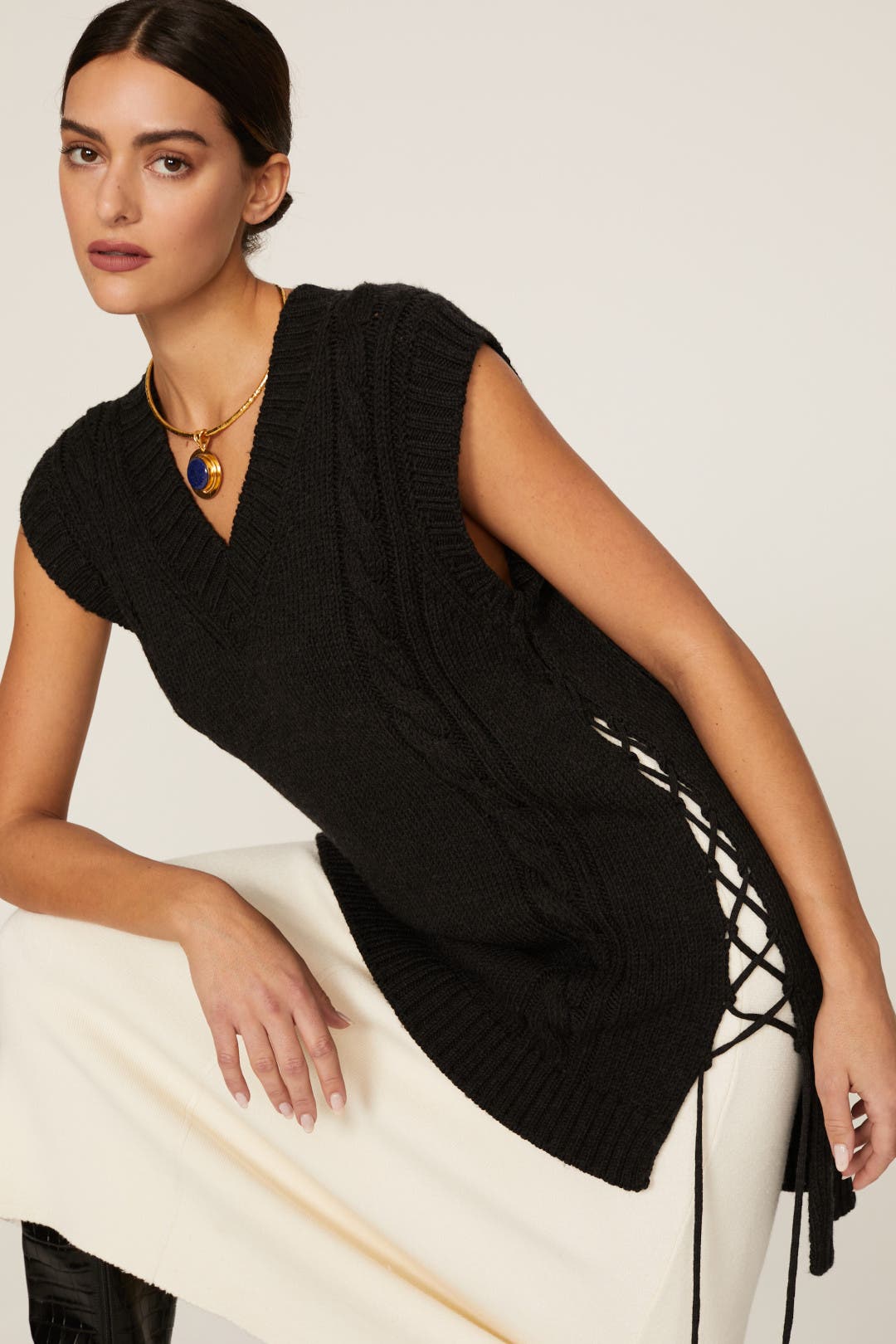 トップス tai tashi Knit vest Knit Vest – KUOSE.com