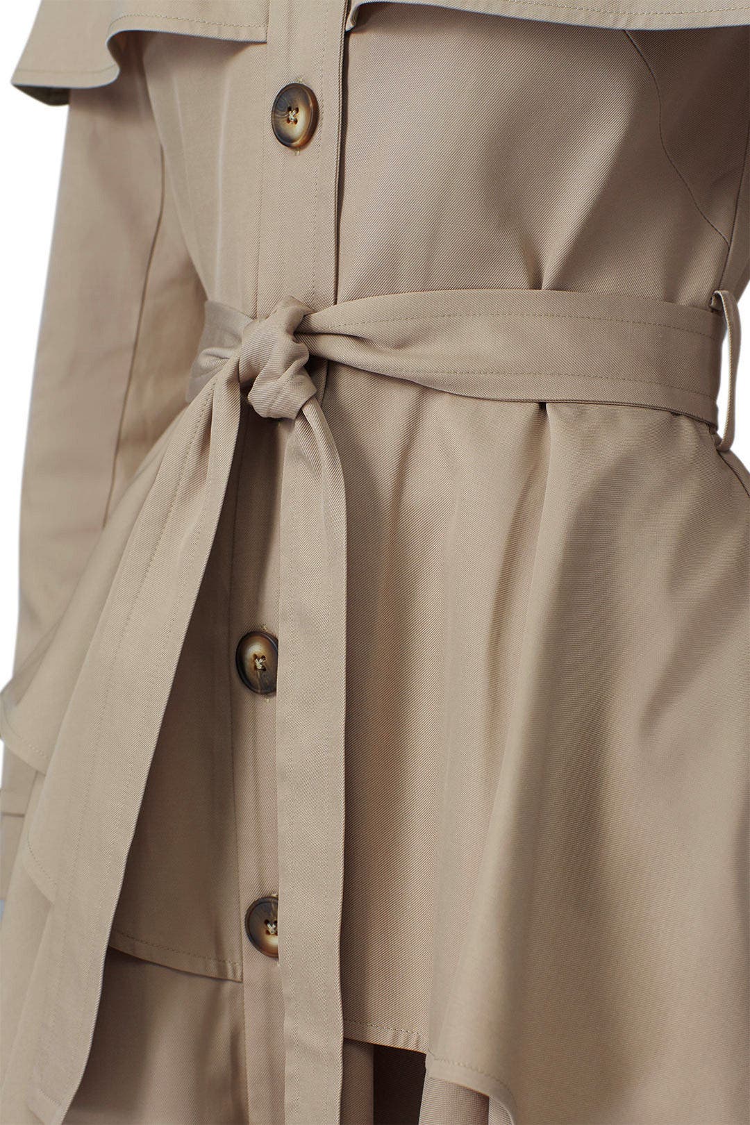 Marguerite Tiered Trench Coat by Osman 3