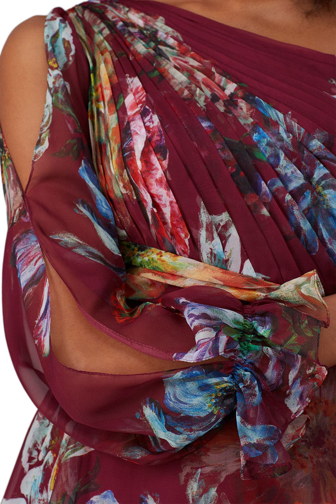 Floral Printed Cocktail Dress by Marchesa Notte 3