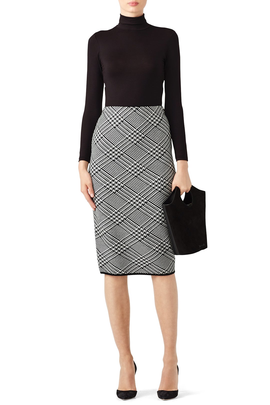 Black Robertson Skirt by Trina Turk 3