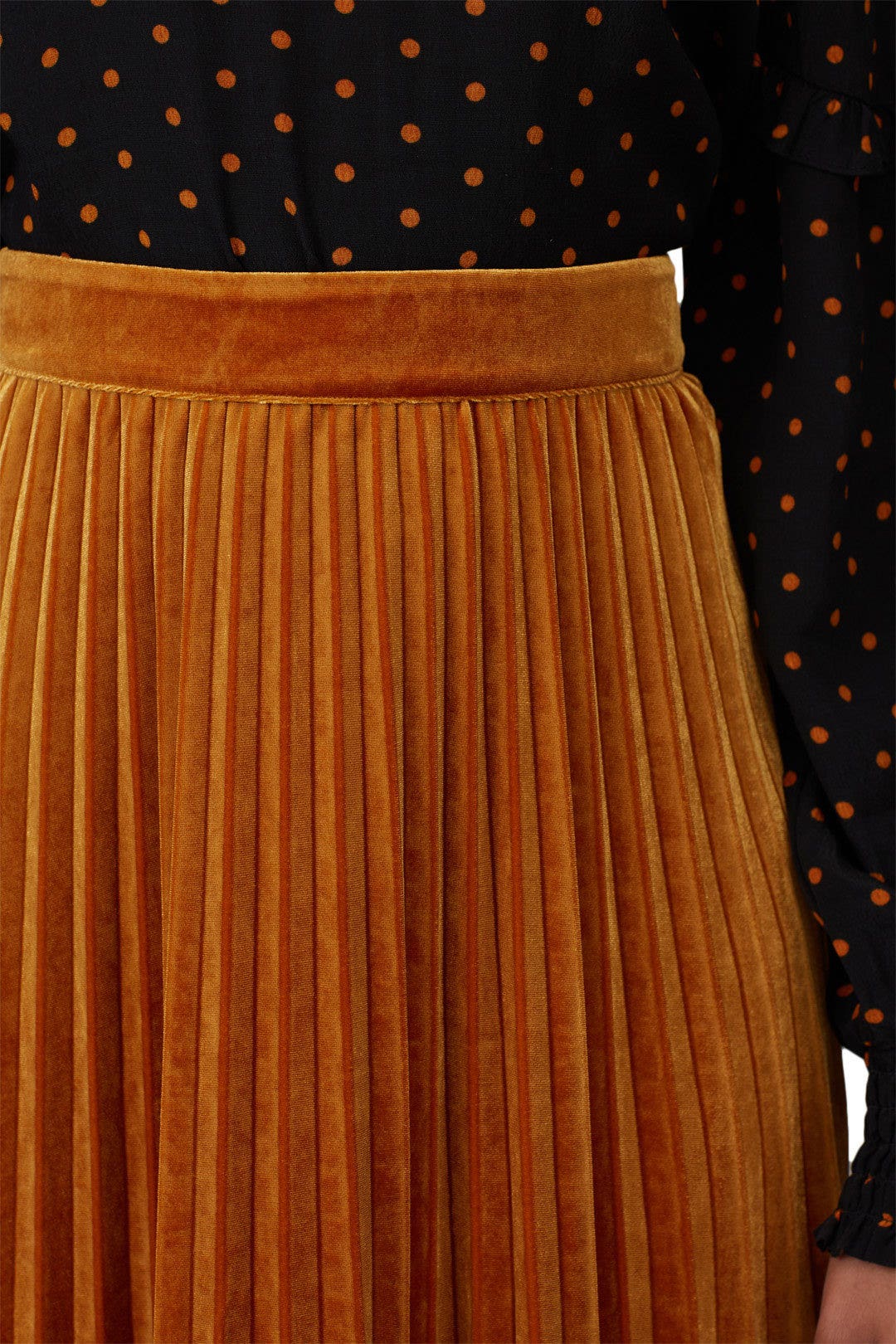 Clara Velvet Skirt by Just Female 3