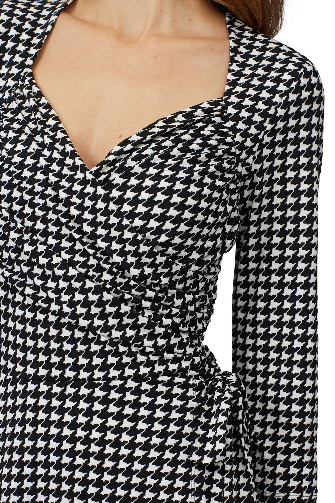 Printed Sweetheart Wrap Dress by Leota 3