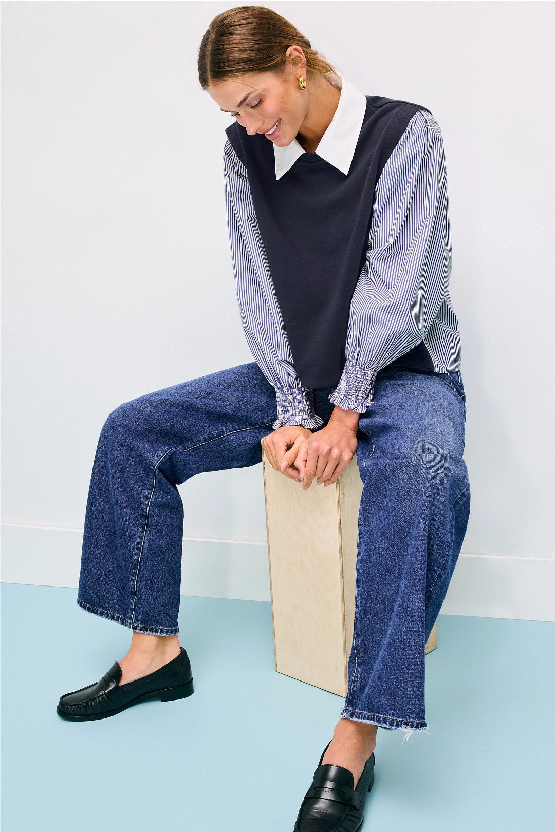 Layered Sweater Vest Top by Sea NY x RTR 3