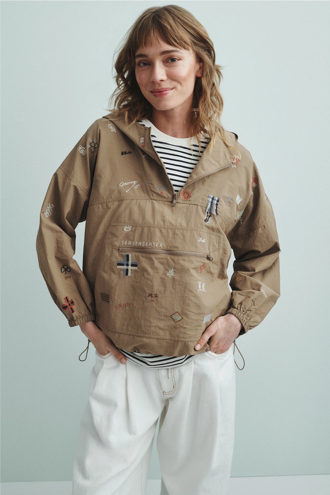 Claira Emb Anorak Jacket by Sea New York | Rent the Runway