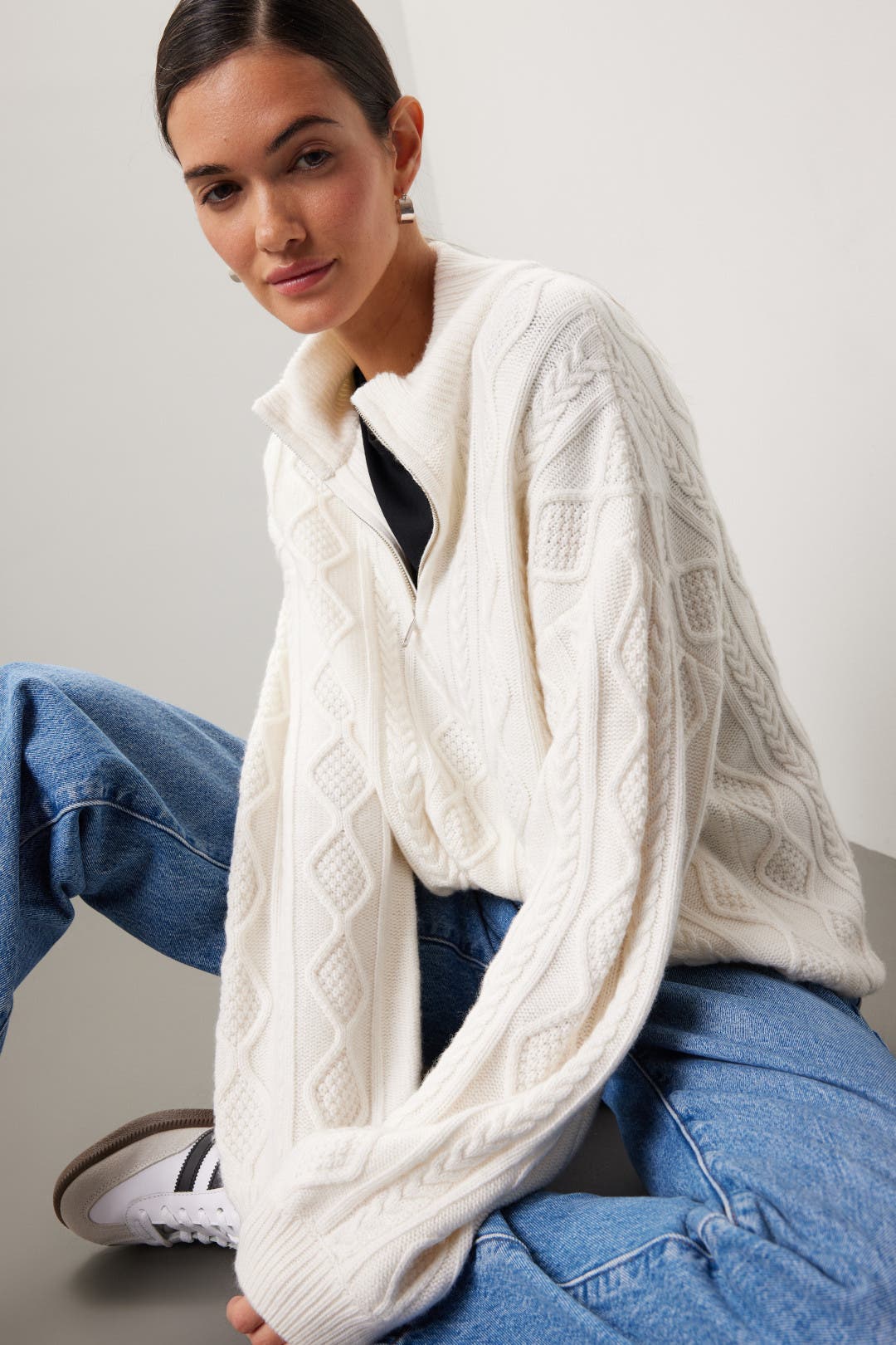 Dakota Half Zip Sweater by Splendid | Rent the Runway