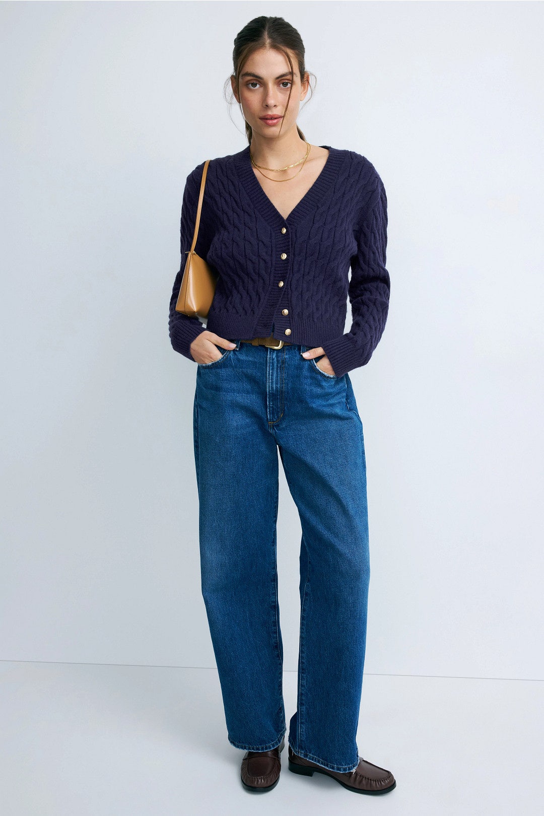 Bria Crew Neck Cardigan
