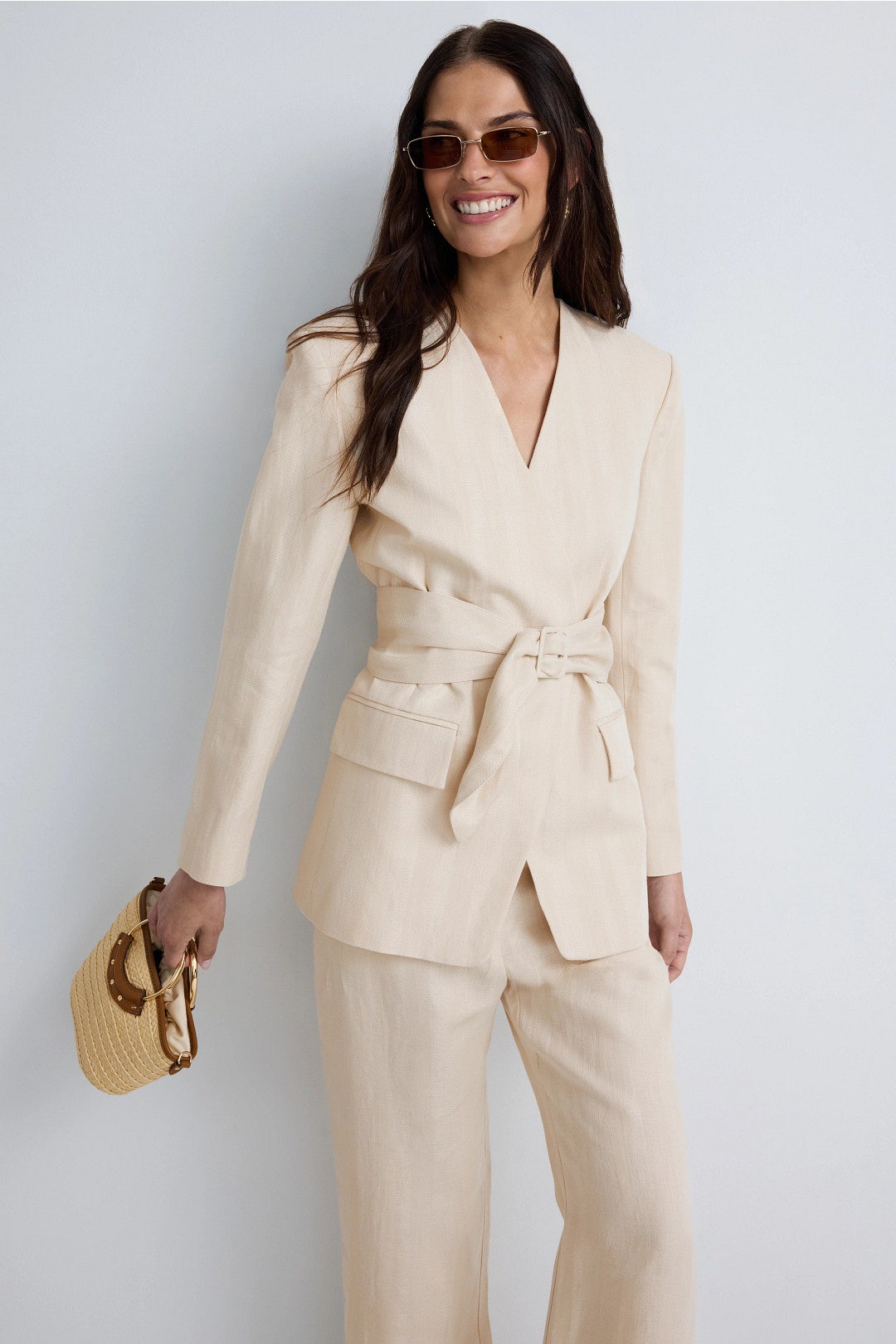Vassila Belted Blazer by Claudie Pierlot 3