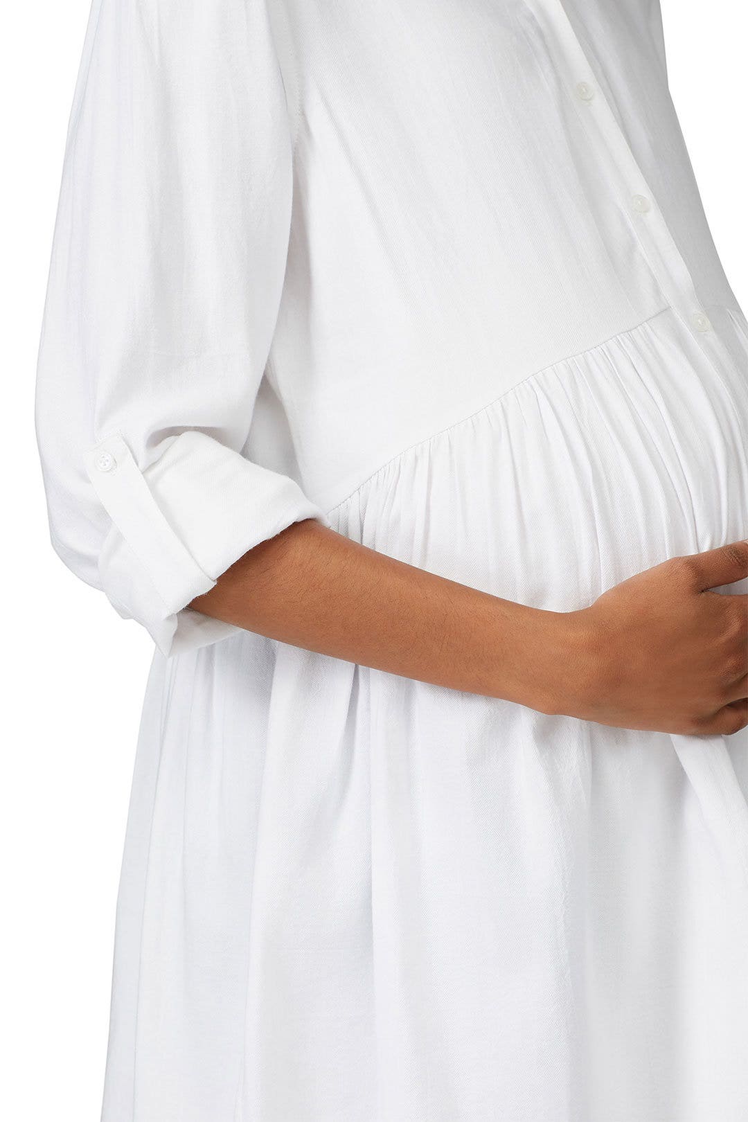 Button Down Maternity Shirt by Ingrid & Isabel 3