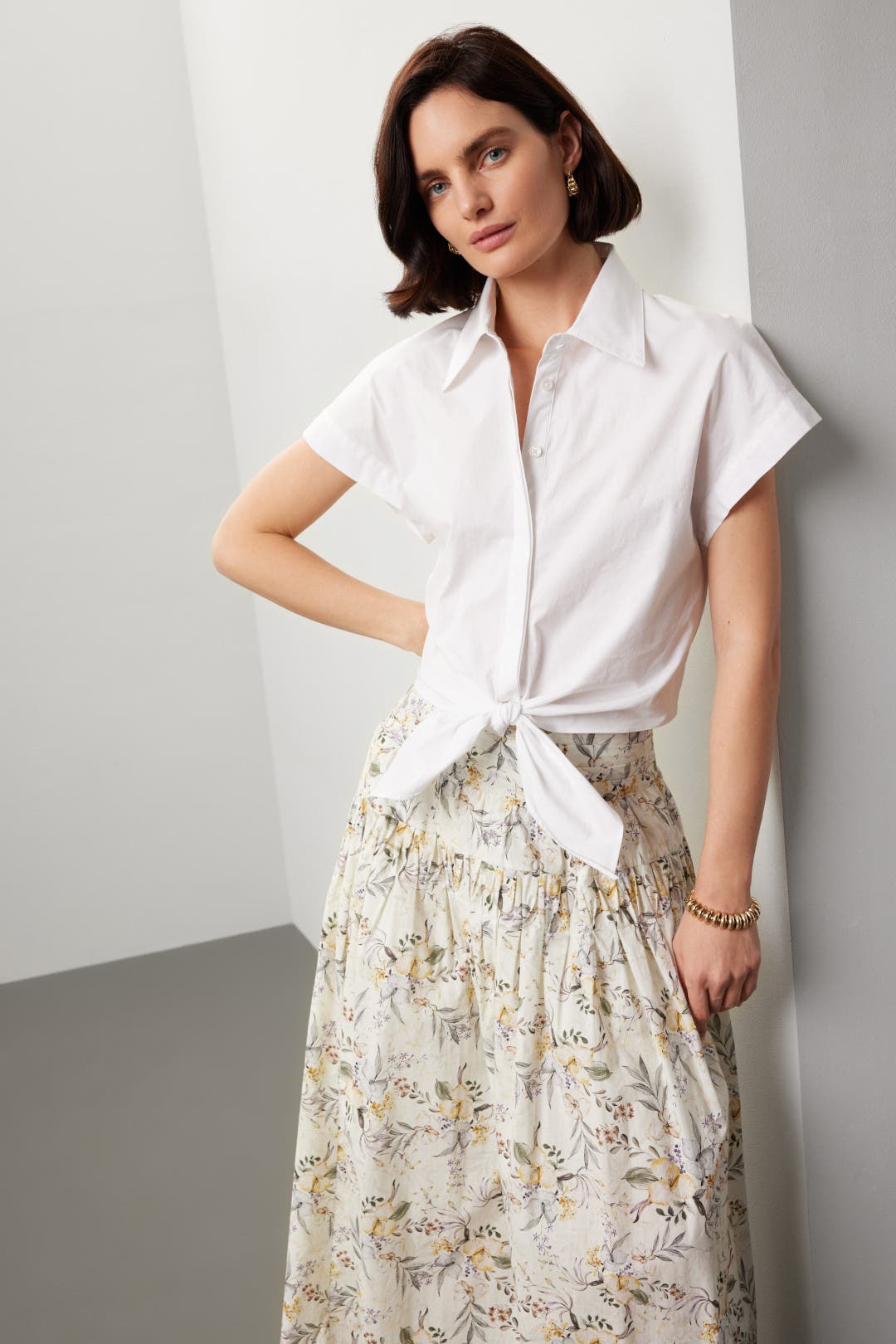 Tie Waist Shirt by Adam Lippes x RTR | Rent the Runway