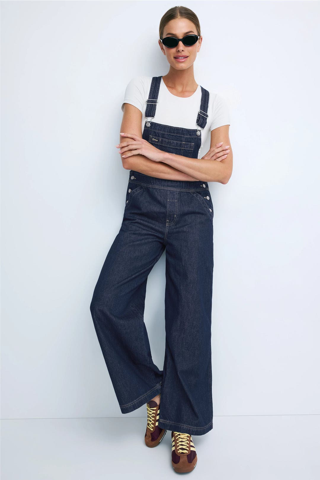 Dark Indigo Denim Overalls by Levi's | Rent the Runway
