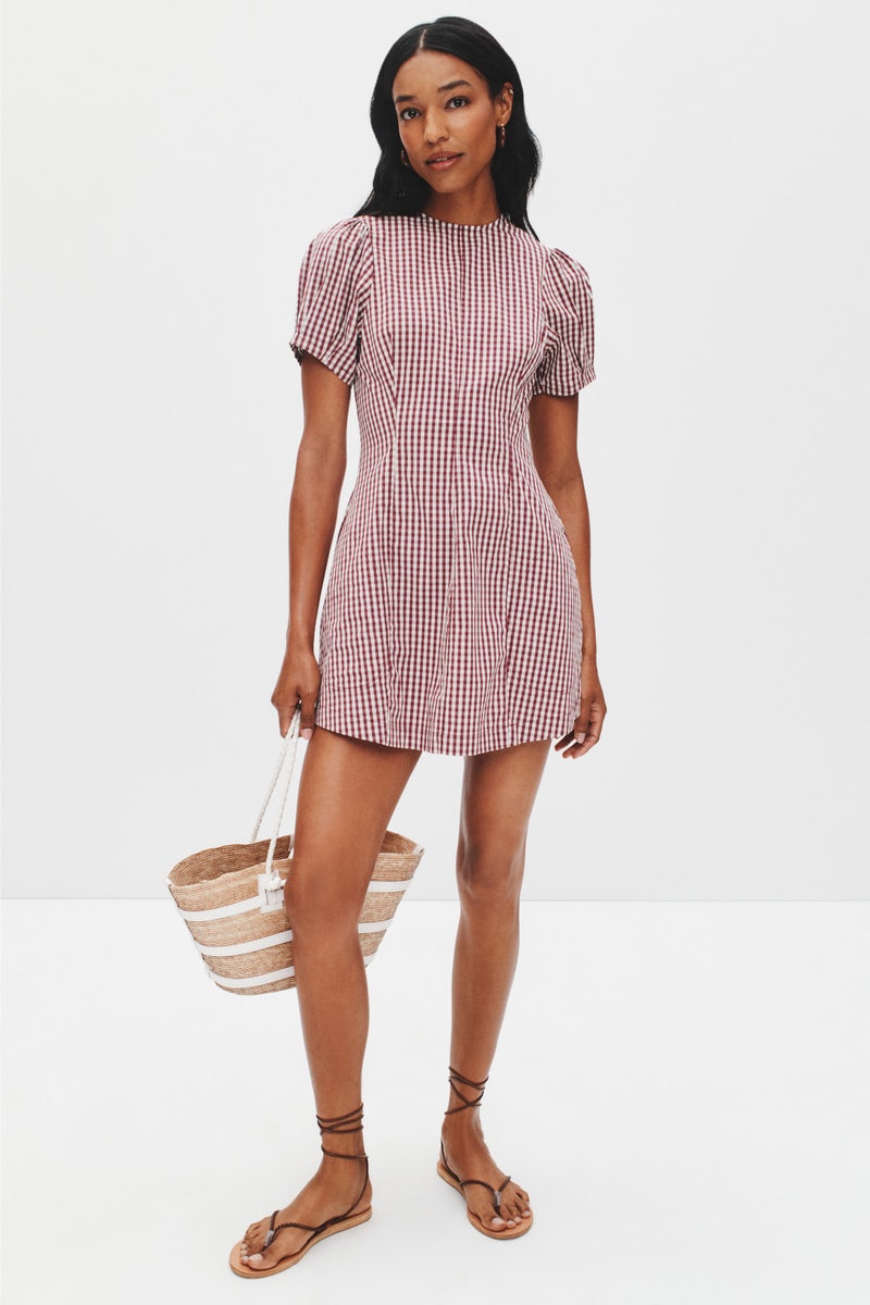 Puff Sleeve Peplum Mini Dress by WEWOREWHAT - Photo 3