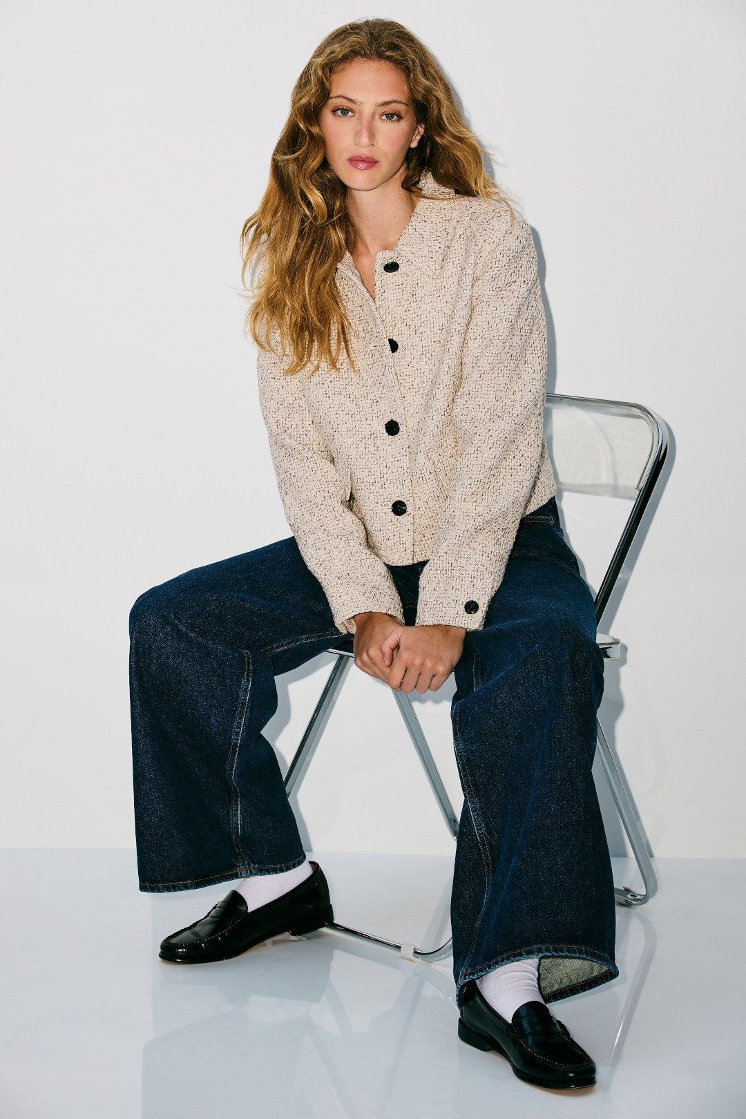 Tweed Shirt Collar Jacket by Madewell 3