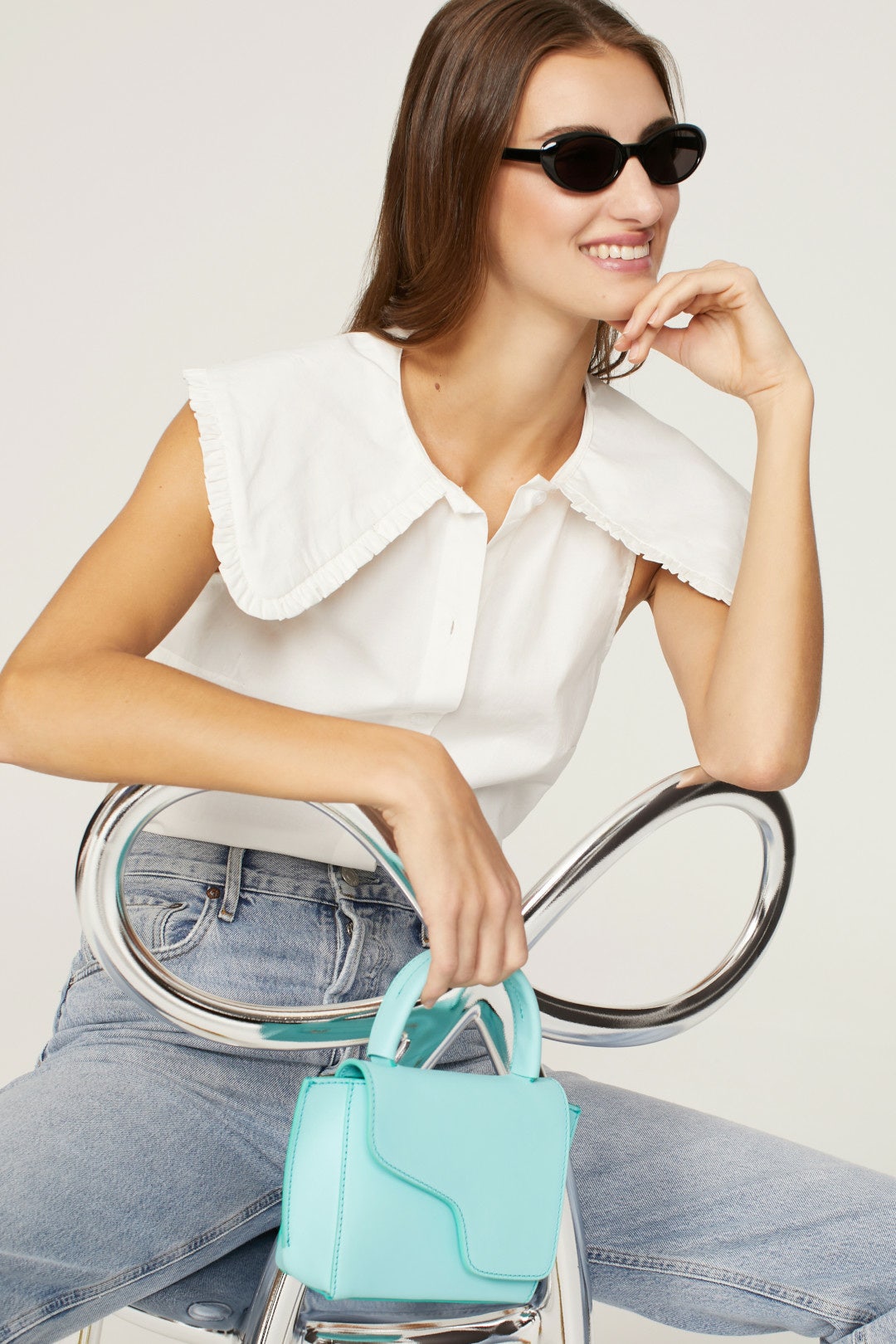 Ruffle Collar Top by WEWOREWHAT 3