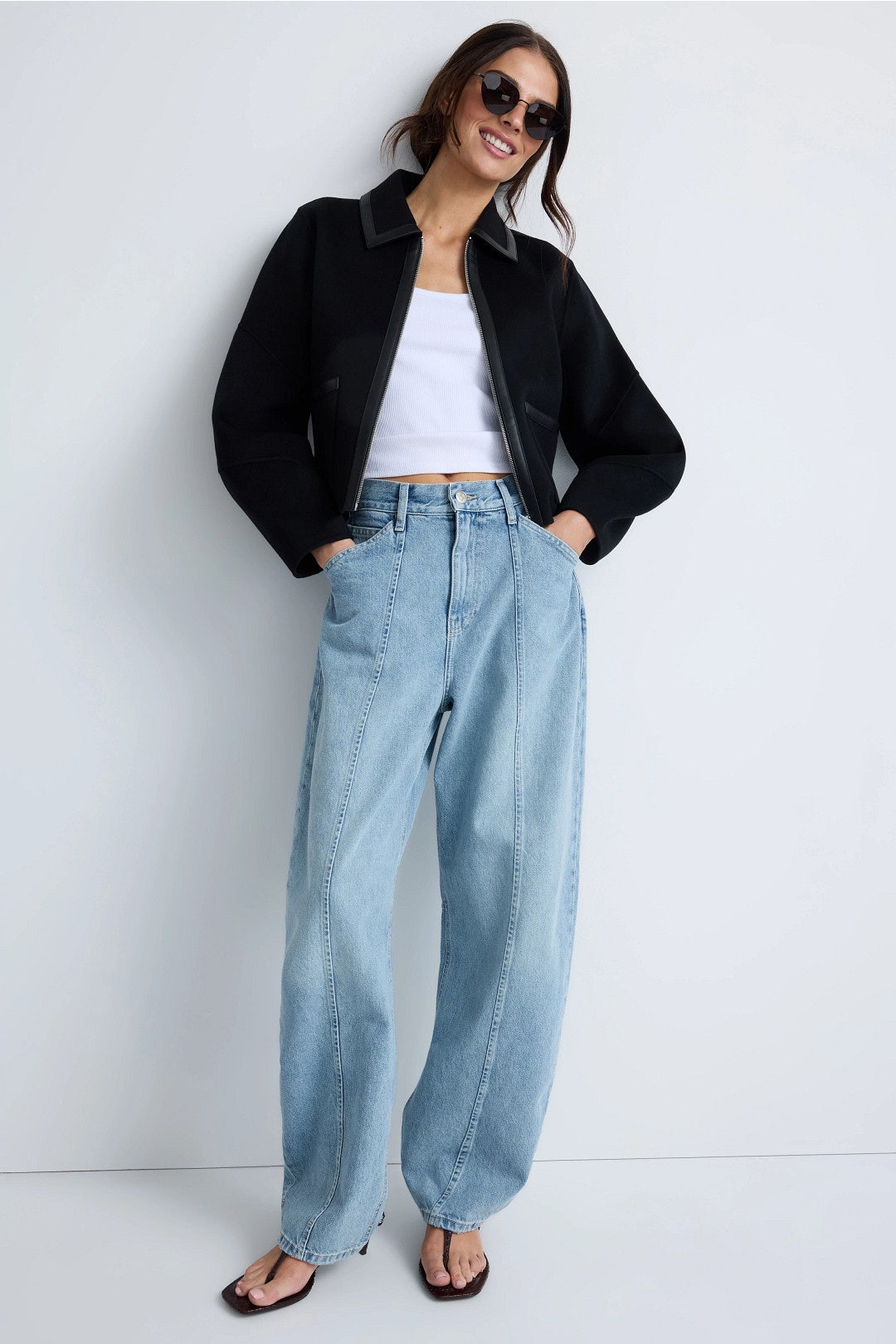 Solana Leather Trim Jacket by Mackage 3