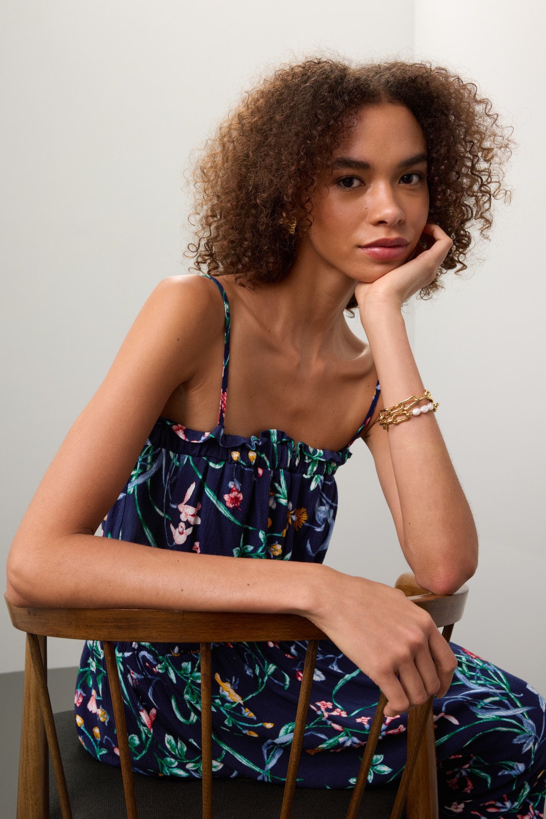 Green Mesh Overlay Dress by Slate & Willow 3