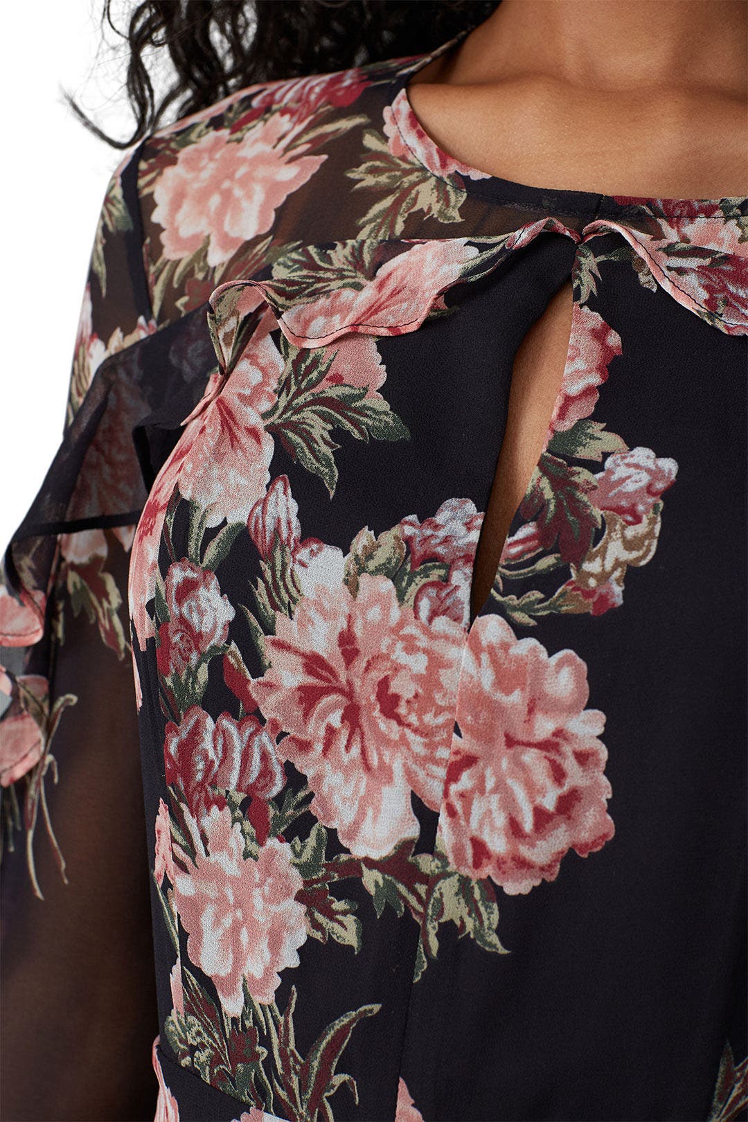 Floral Chiffon Romper by Bardot 3