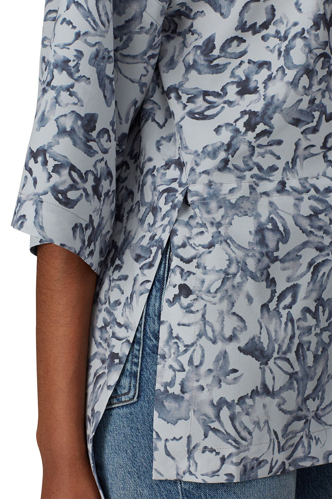 Printed Button Down Shirt by Victor Alfaro x RTR 3