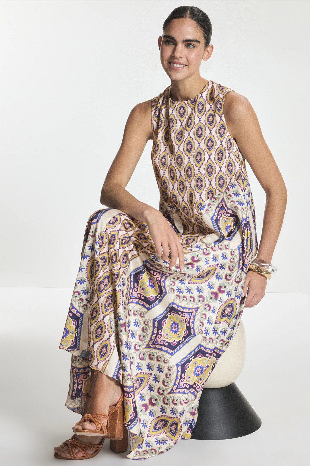 Talitha Sleeveless Midi Dress by MISA Los Angeles 3