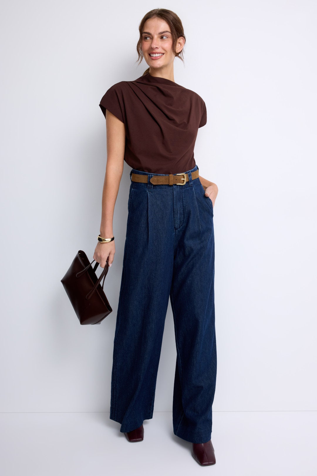 Kenny Asymmetric-Neck Tee