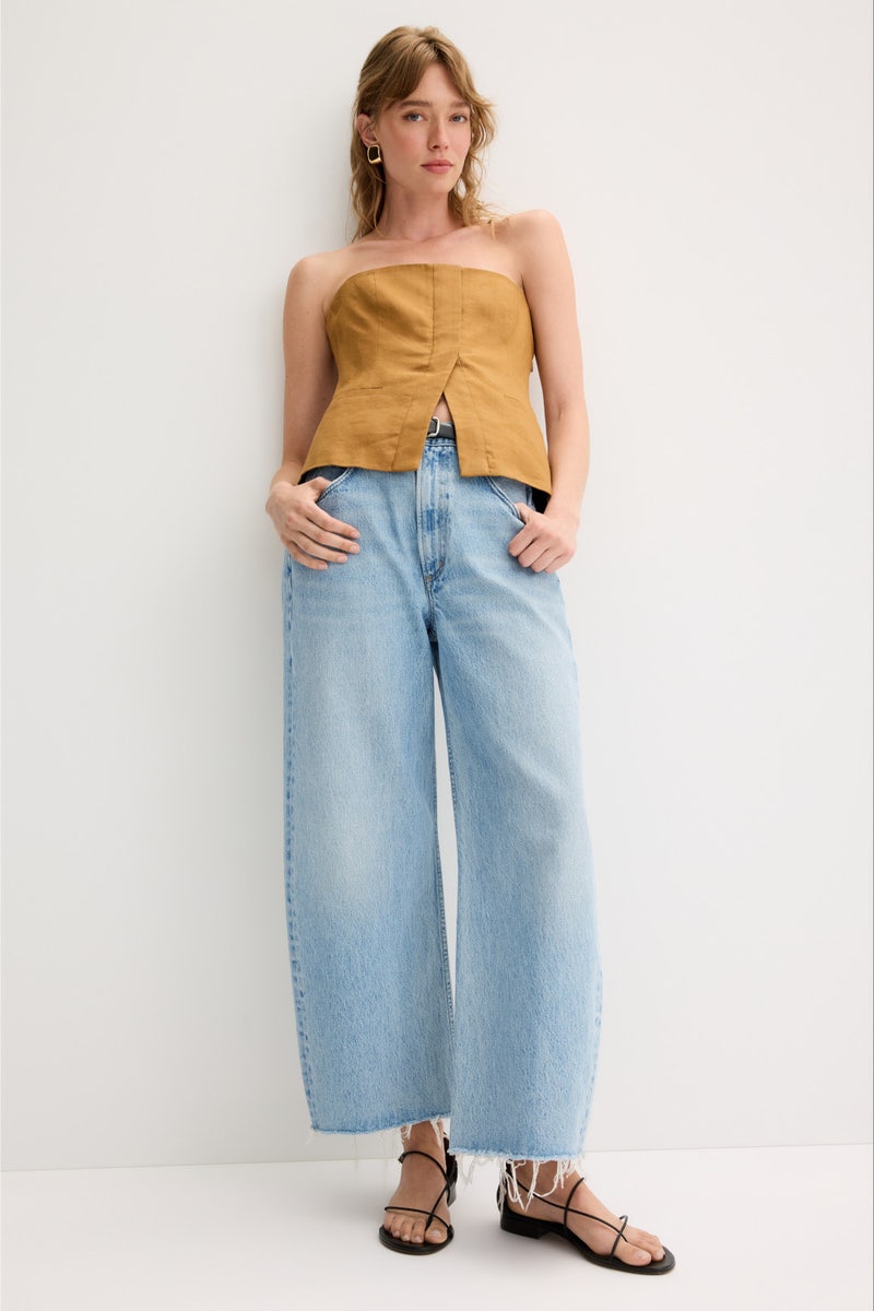 Low Curve Fray Jeans by AGOLDE - Photo 3