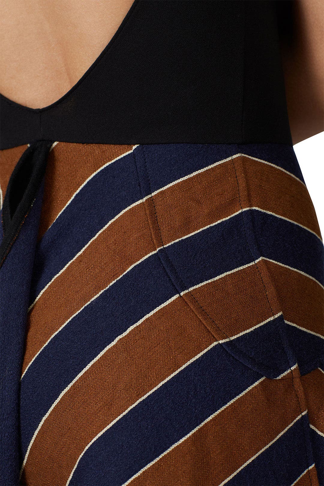 Striped Open Back Dress by Esteban Cortazar 3