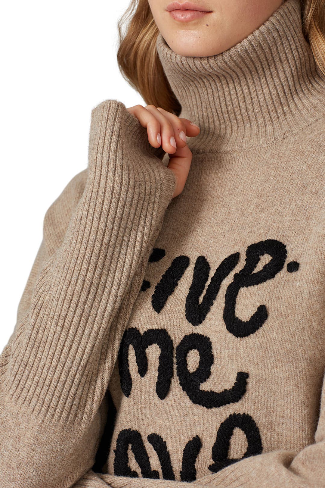 Alma Give Me Love Turtleneck by Zadig & Voltaire | Rent the Runway