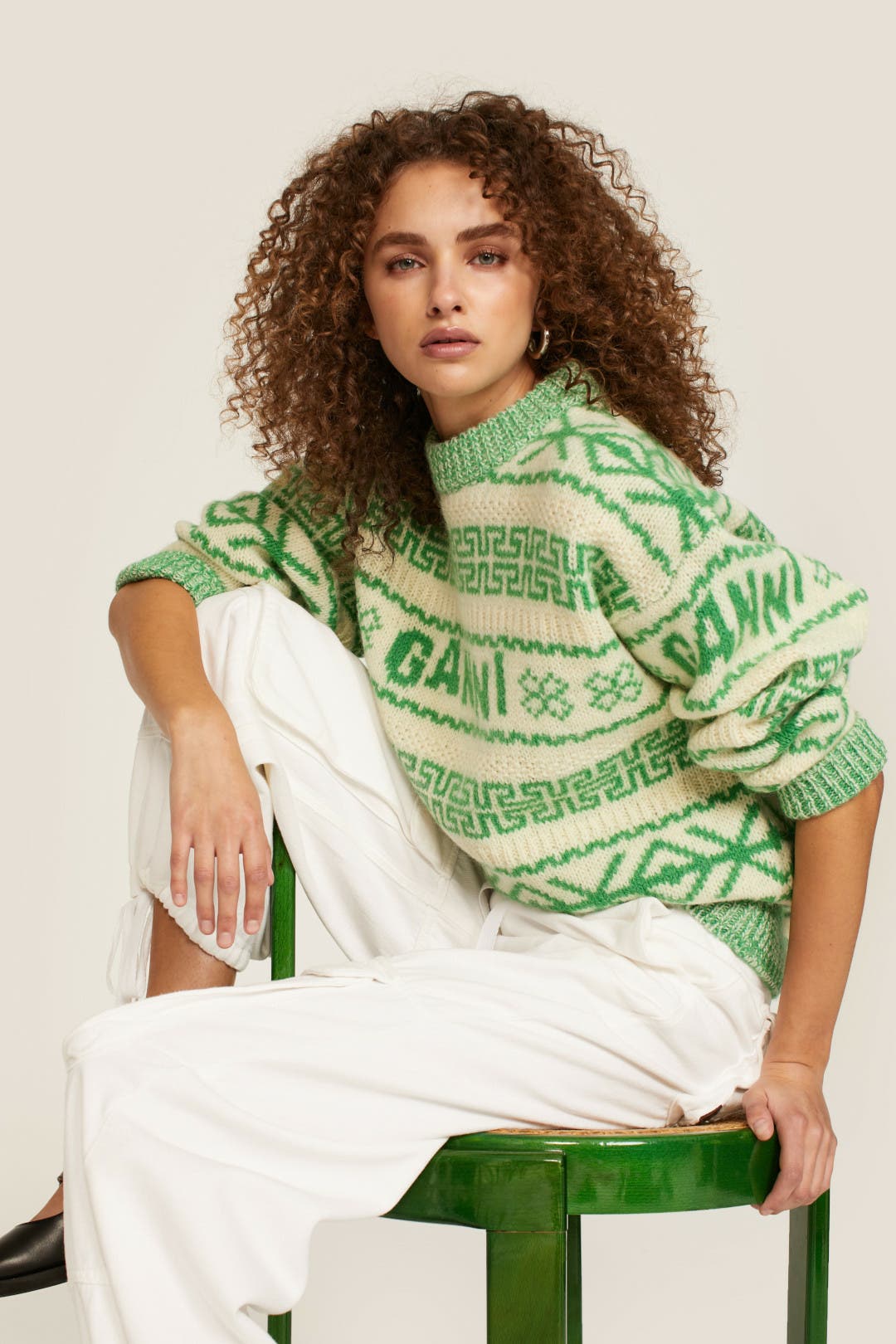 GANNI (ガニー) ライトストレッチジャージーTシャツ 23070380006610 黄緑 M 楽天市場】GANNI ガニー 半袖 Tシャツ Basic jersey Lemon Banana