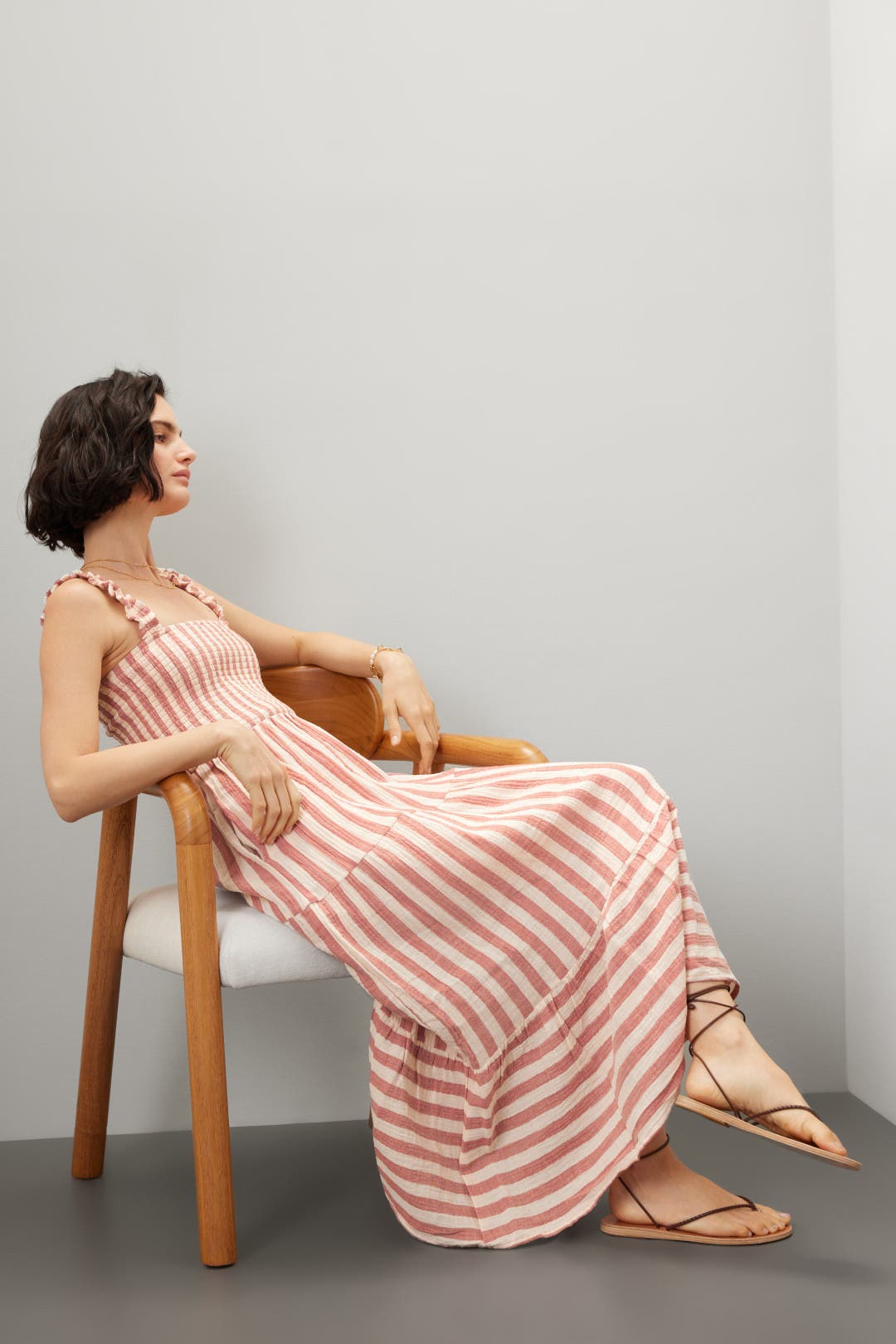Selene Smocked Dress by Marine Layer | Rent the Runway