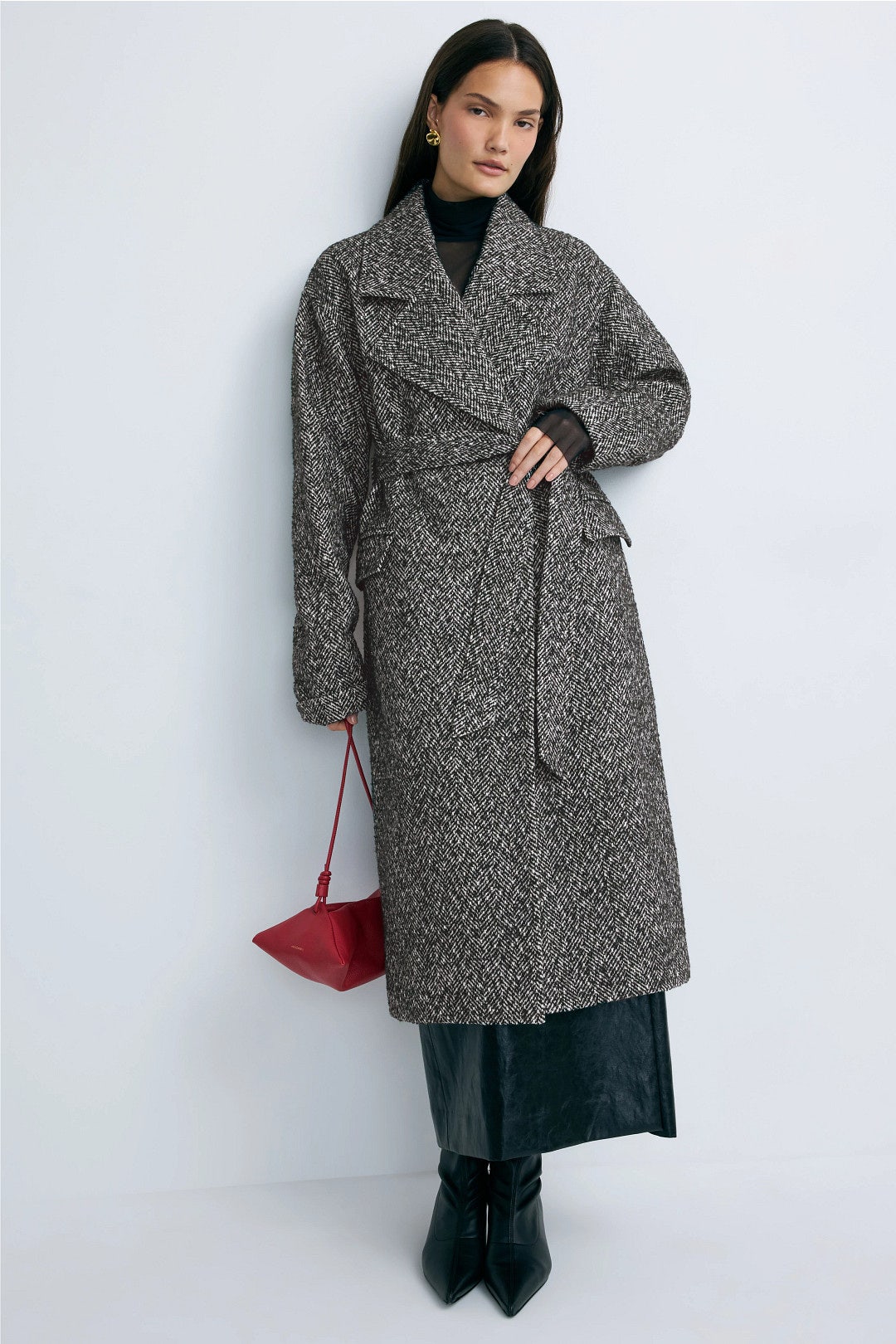 Tie Waist Coat by Ronny Kobo x RTR 3