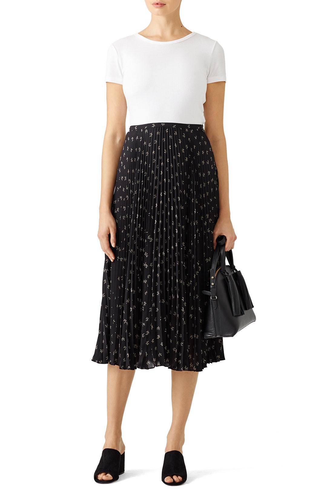 Ditsy Floral Skirt by VINCE. 3