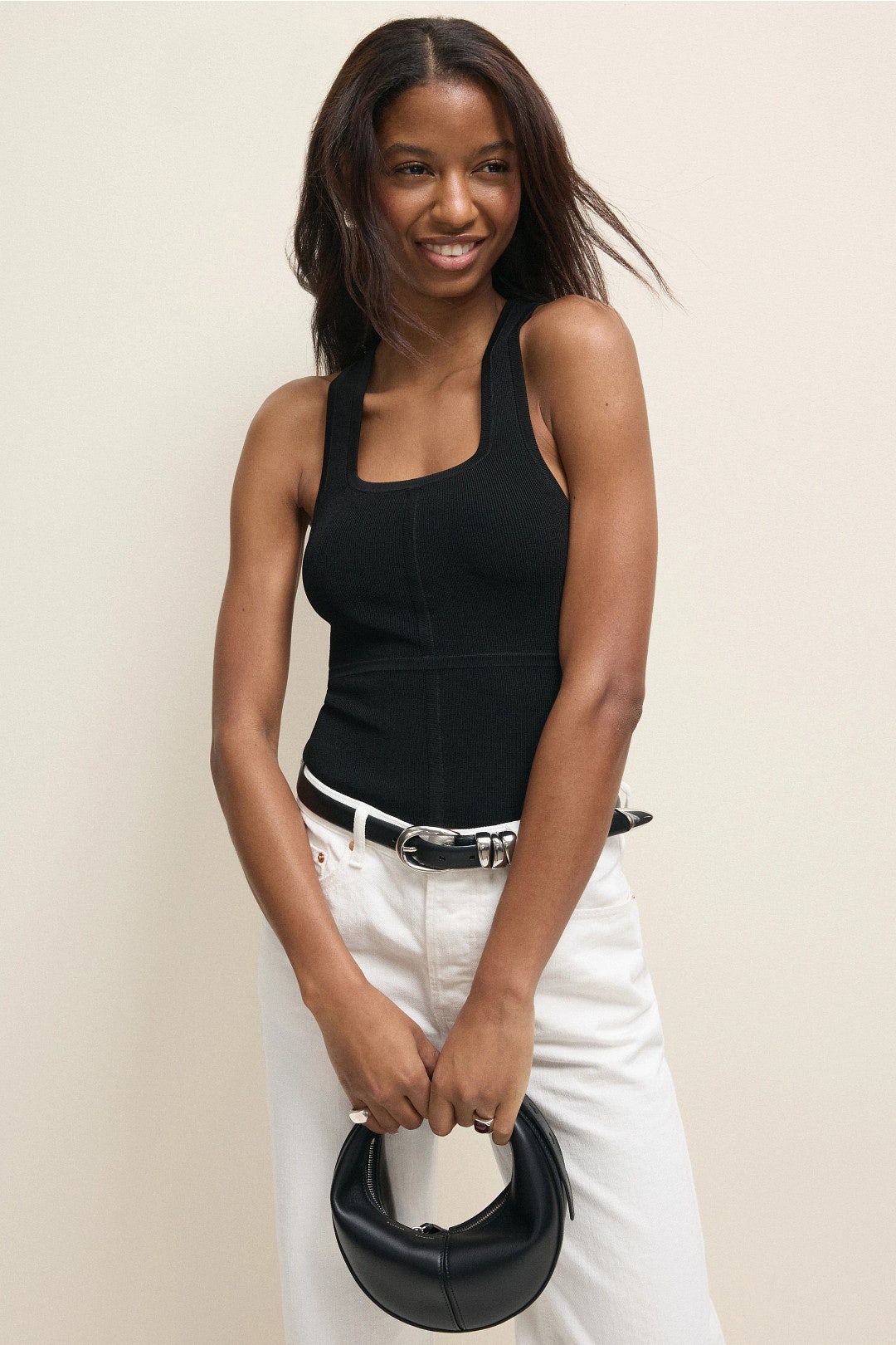 Knit Open Back Tank Top by Yigal Azrouël 3