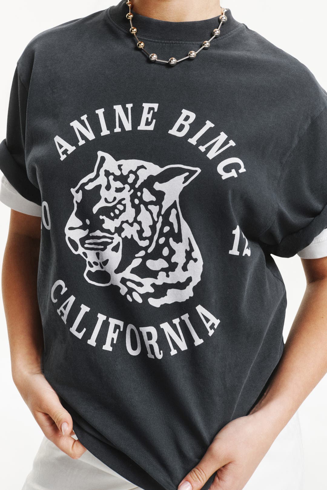 Deuxieme Classe ANINE BING LEOPARD Tシャツ 追加【ANINE BING/アニン ビン】 LEOPARD Tシャツ（Tシャツ