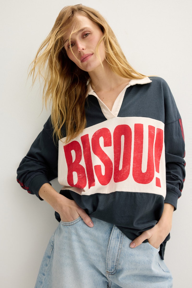 Bisou Rugby Long Sleeve Shirt by DAYDREAMER - Photo 3