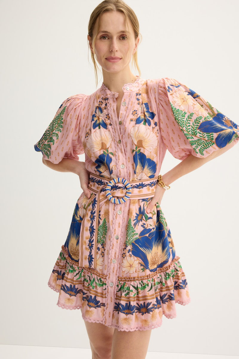 Dream Garden Pink Mini Dress by FARM Rio - Photo 3