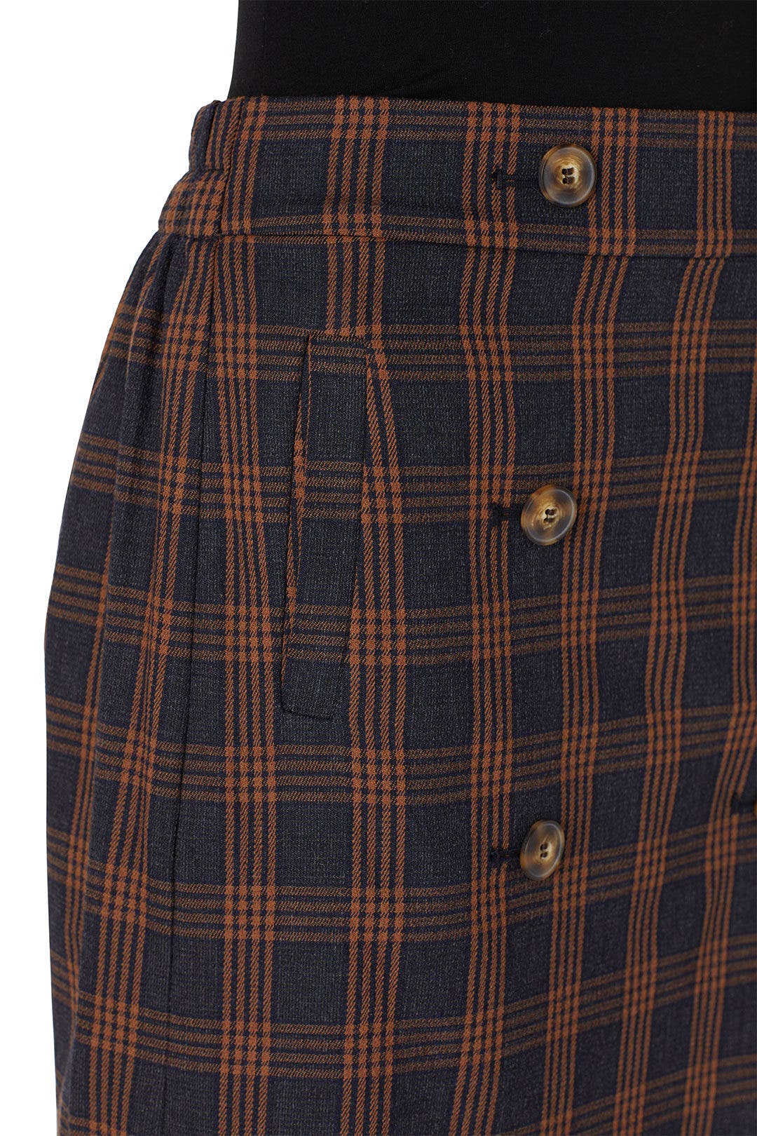 取寄) メイドウェル レディース トラウザー ミニ スカート - プレーン