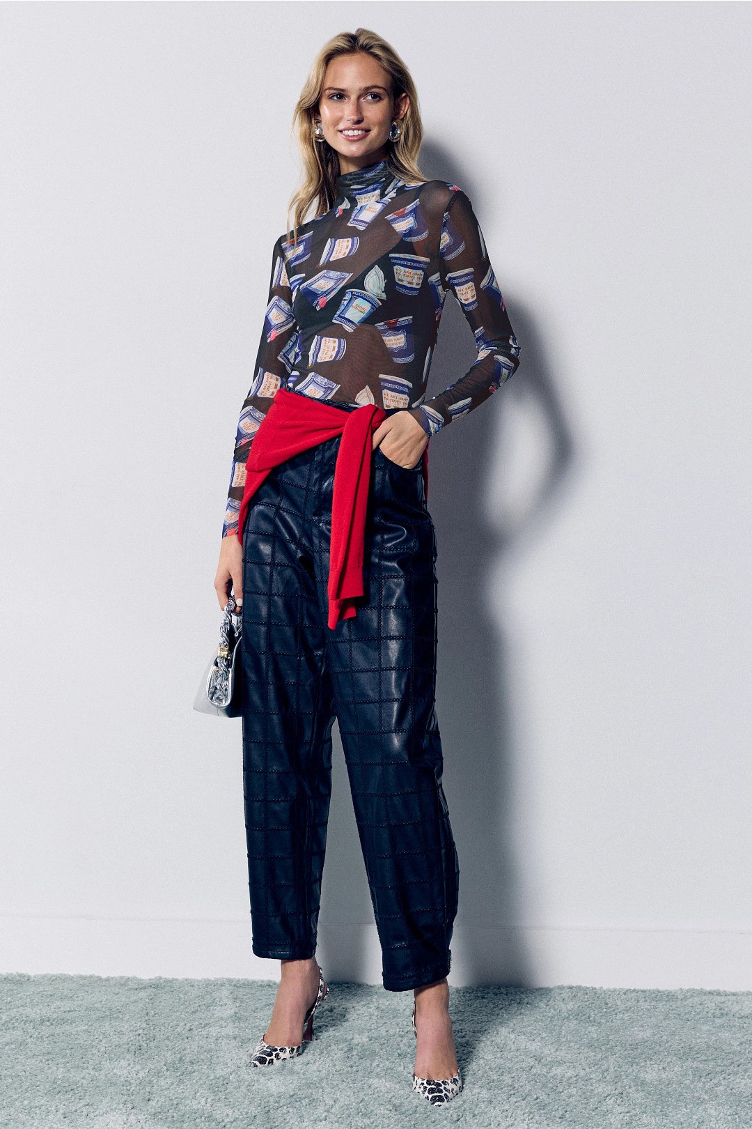 Lillian Graphic Turtleneck by Rachel Antonoff 3