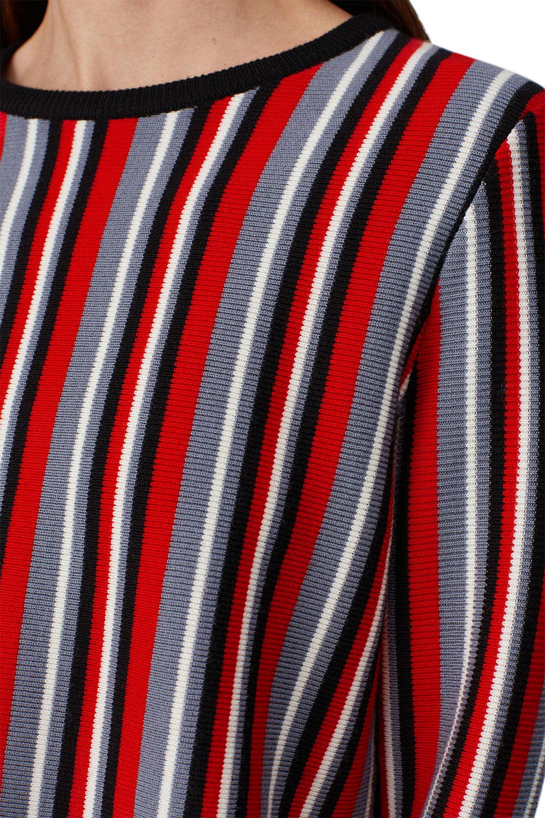 Striped Cropped Sweater by Victor Glemaud 3