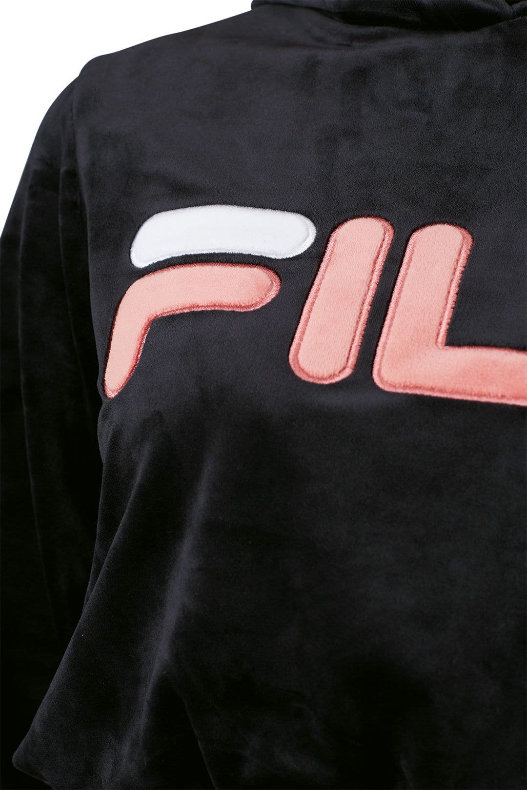 Aitana Velour Crop Hoodie by FILA 3