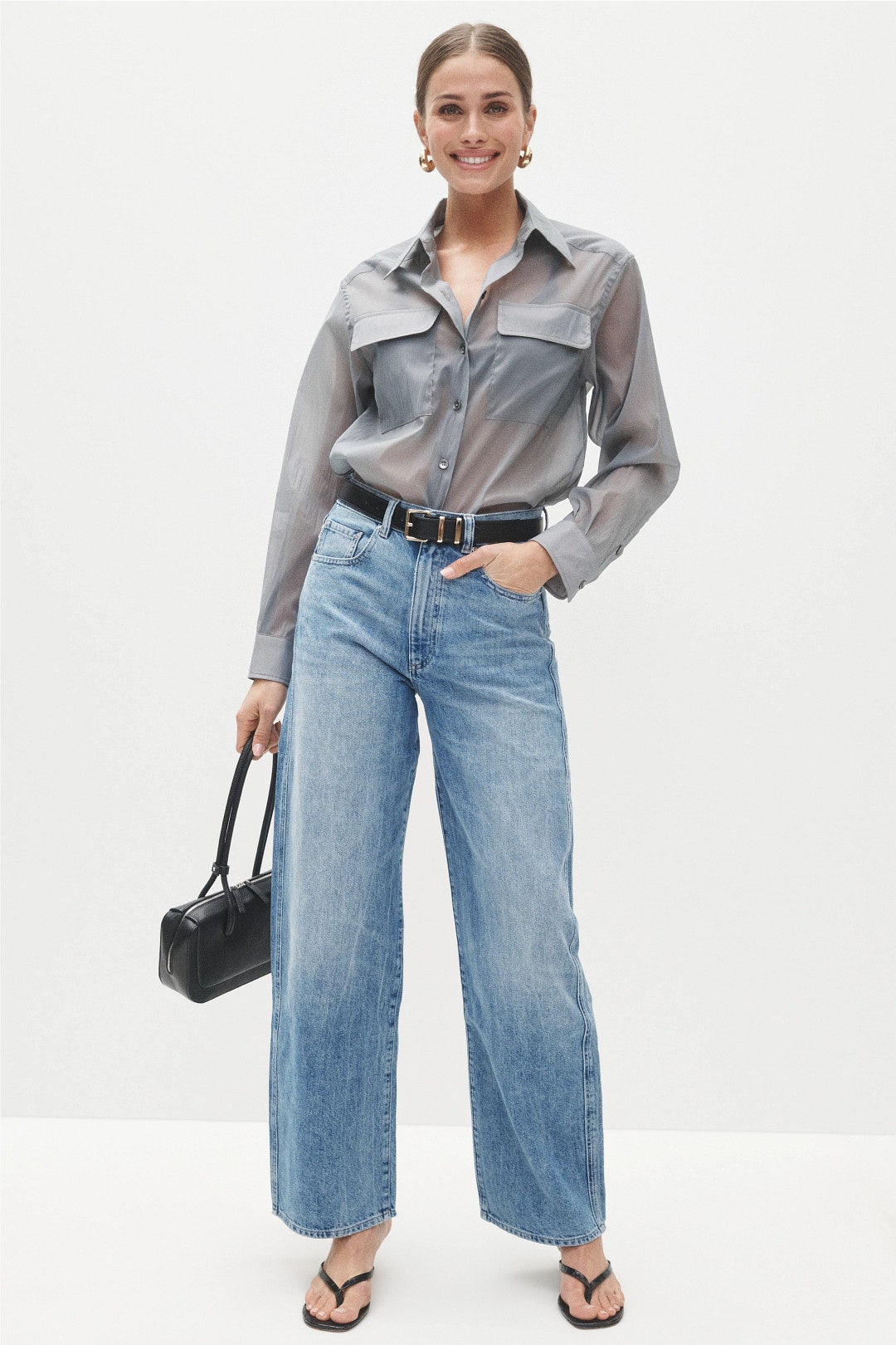 Light Wash Taylor Relaxed Barrel Jeans by DL1961 3