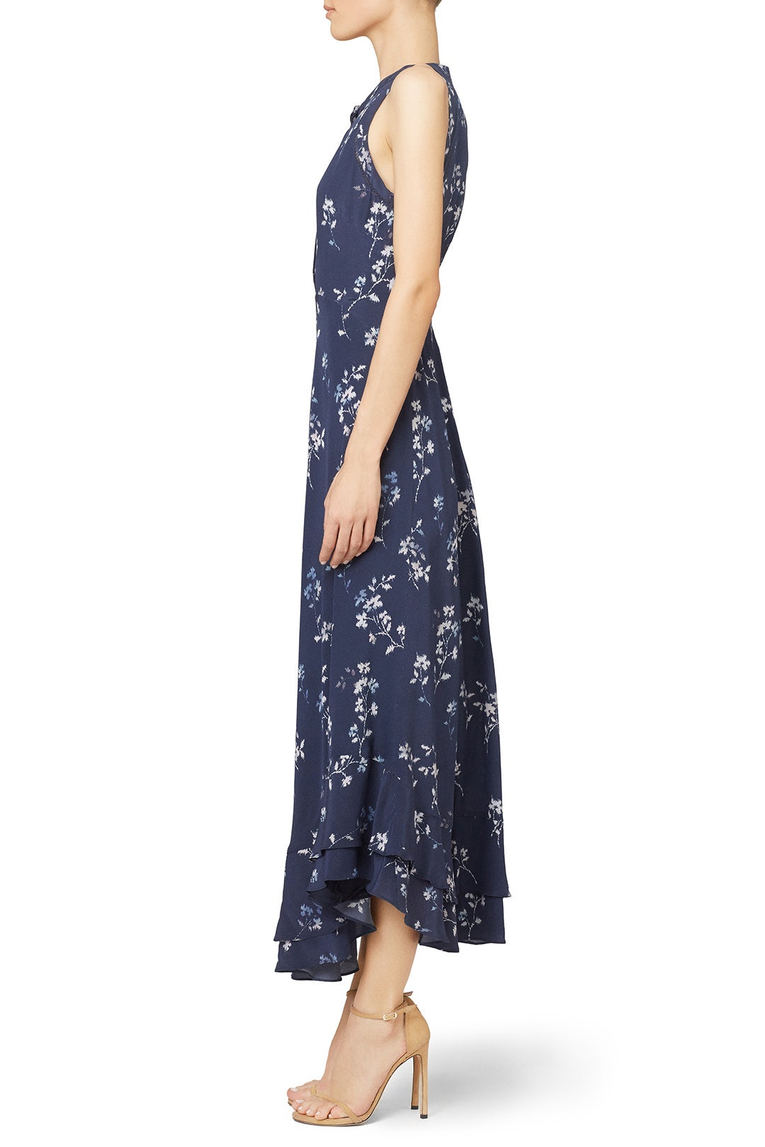 Rosemary Flame Maxi Dress by Rebecca Taylor NYC 1
