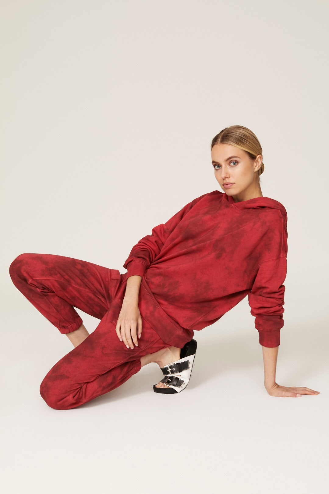 Cabernet Tie Dye Sweatpants by Hudson 3