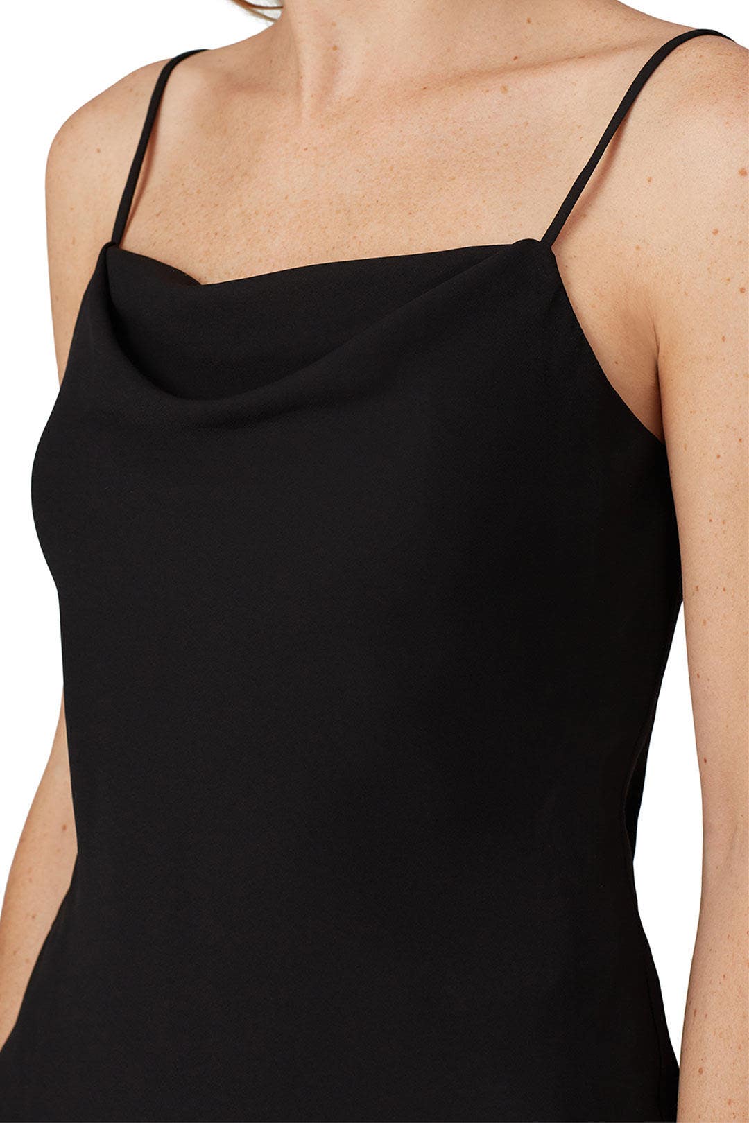 Black Cowl Neck Tank by krisa 3